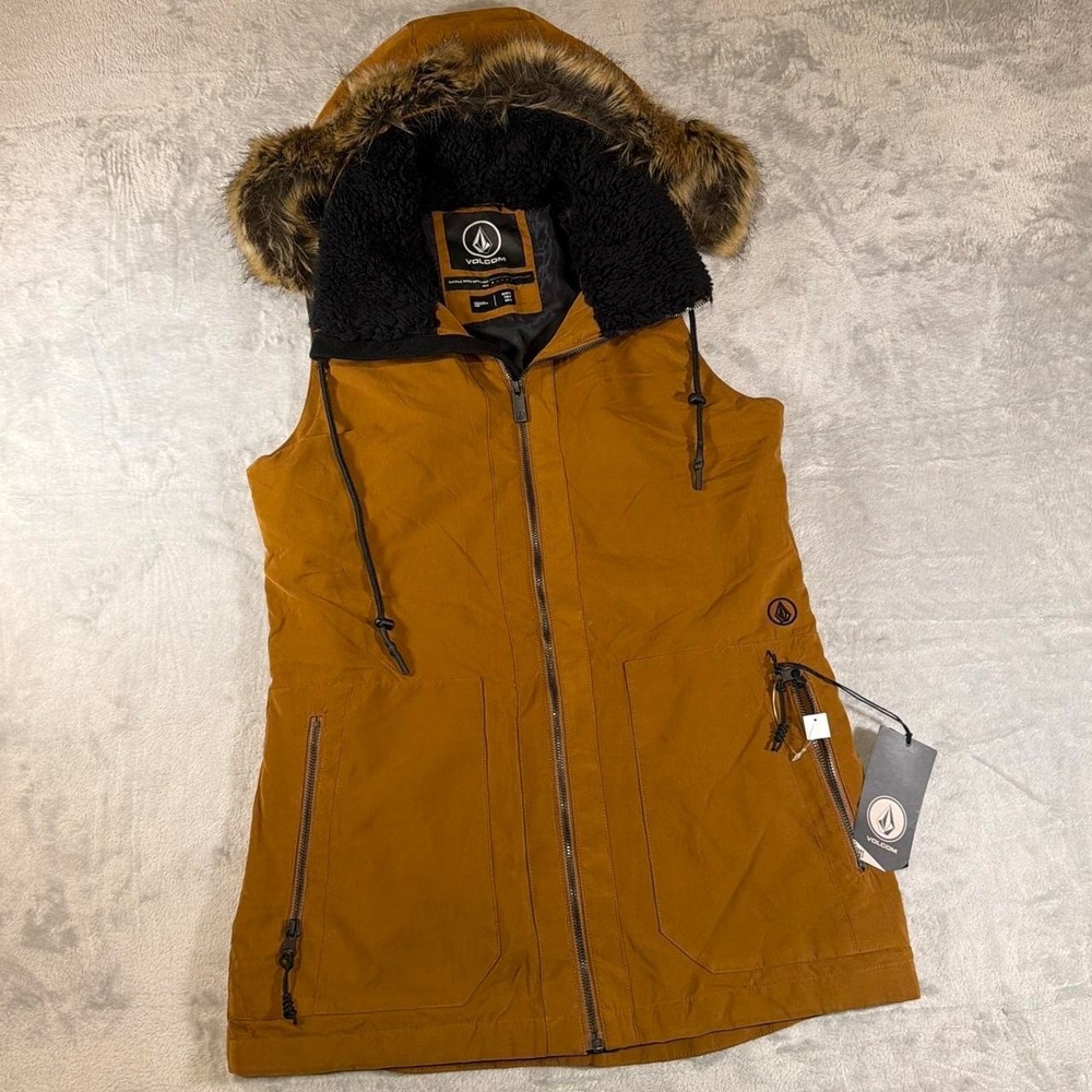 NWT Volcom Longhorn Insulated Vest | Copper | Small